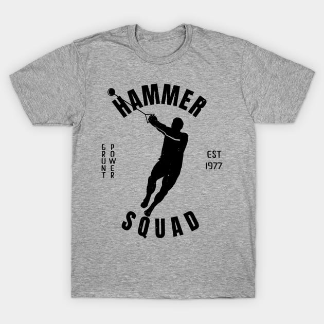 Mens Athletics Hammer Squad Athlete Gift T-Shirt by atomguy